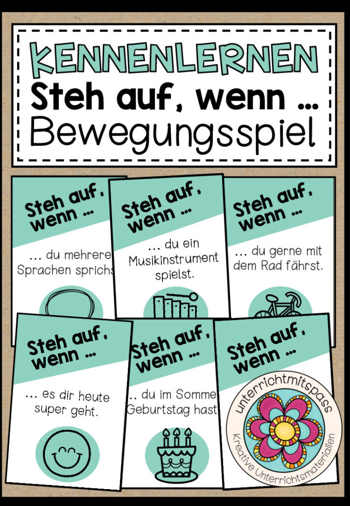 Kennenlernen – Steh auf, wenn … (Bewegungsspiel)