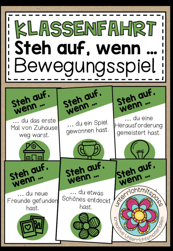Klassenfahrt – Steh auf, wenn … (Bewegungsspiel)