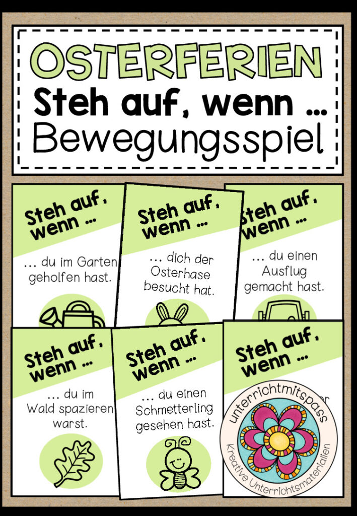 Osterferien – Steh auf, wenn … (Bewegungsspiel)