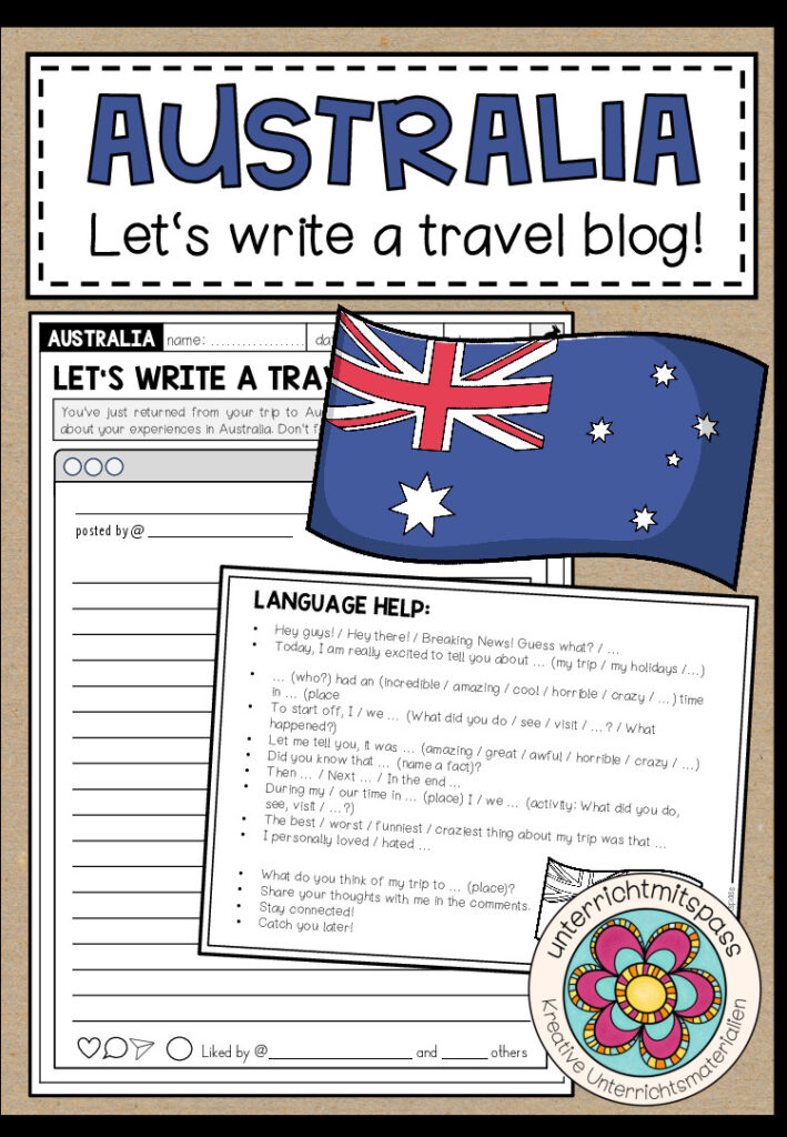 AUSTRALIA – Let’s write a travel blog!
