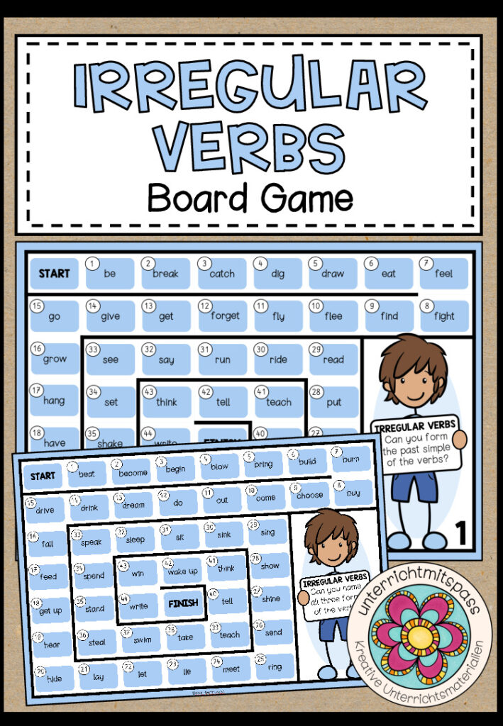 IRREGULAR VERBS – Board Game