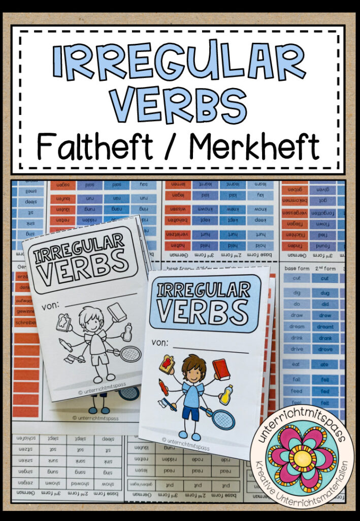 IRREGULAR VERBS – Faltheft (Merkheft)