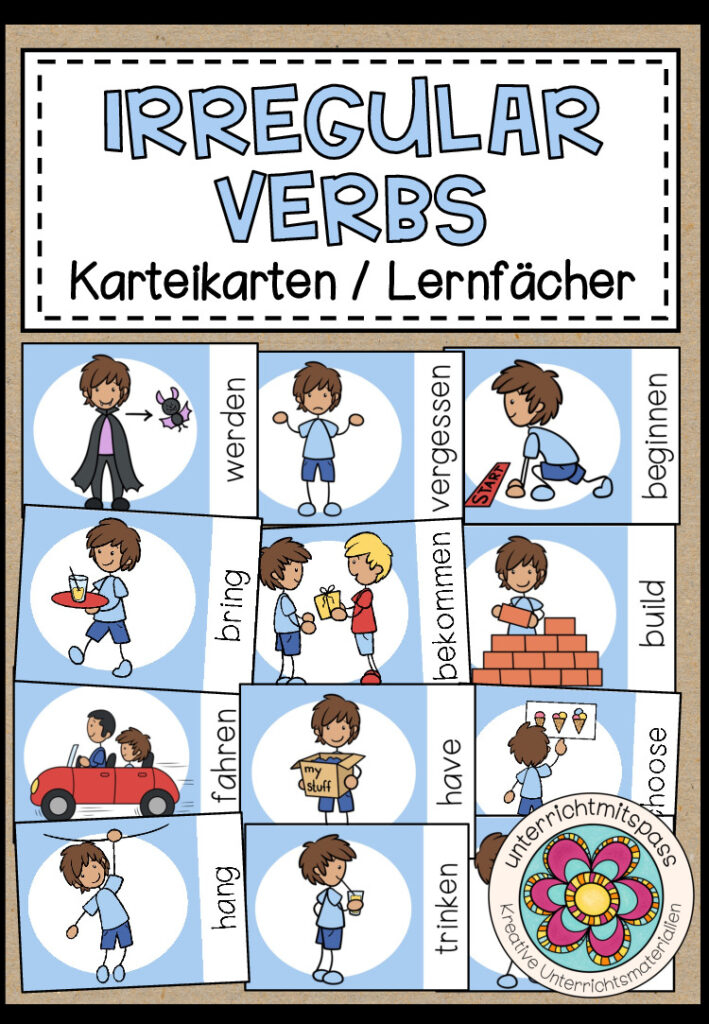 IRREGULAR VERBS – Karteikarten
