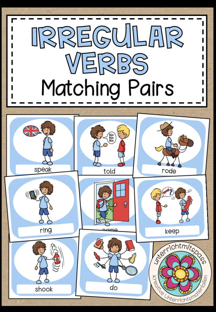 IRREGULAR VERBS – Matching Pairs