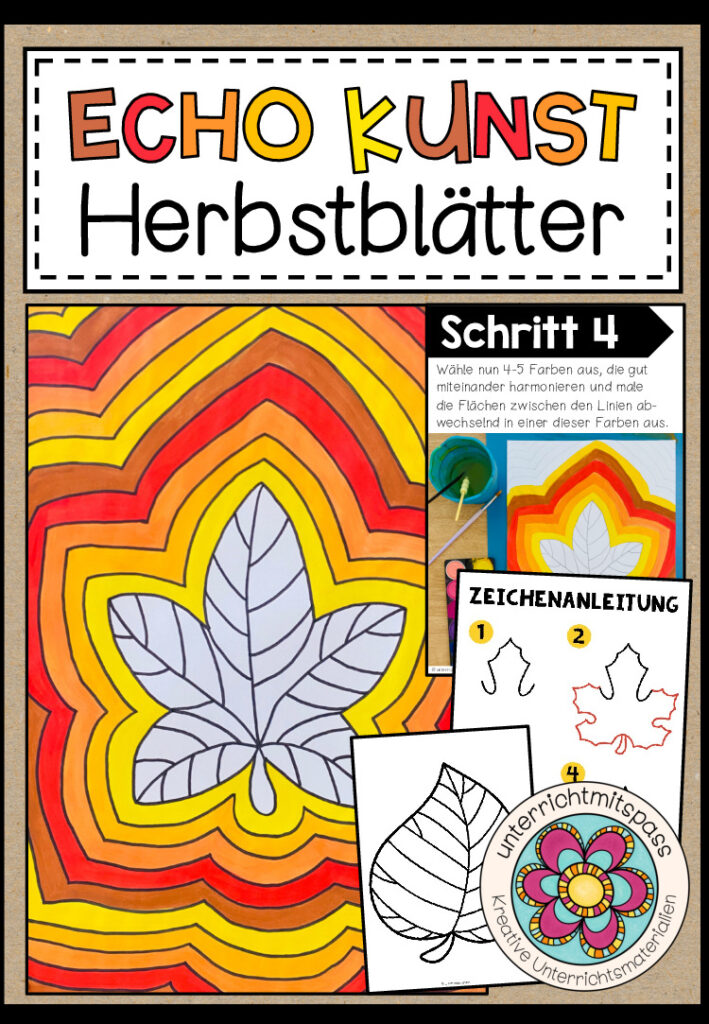 Herbstblätter – Echo Kunst (fertig geplante Kunsteinheit)