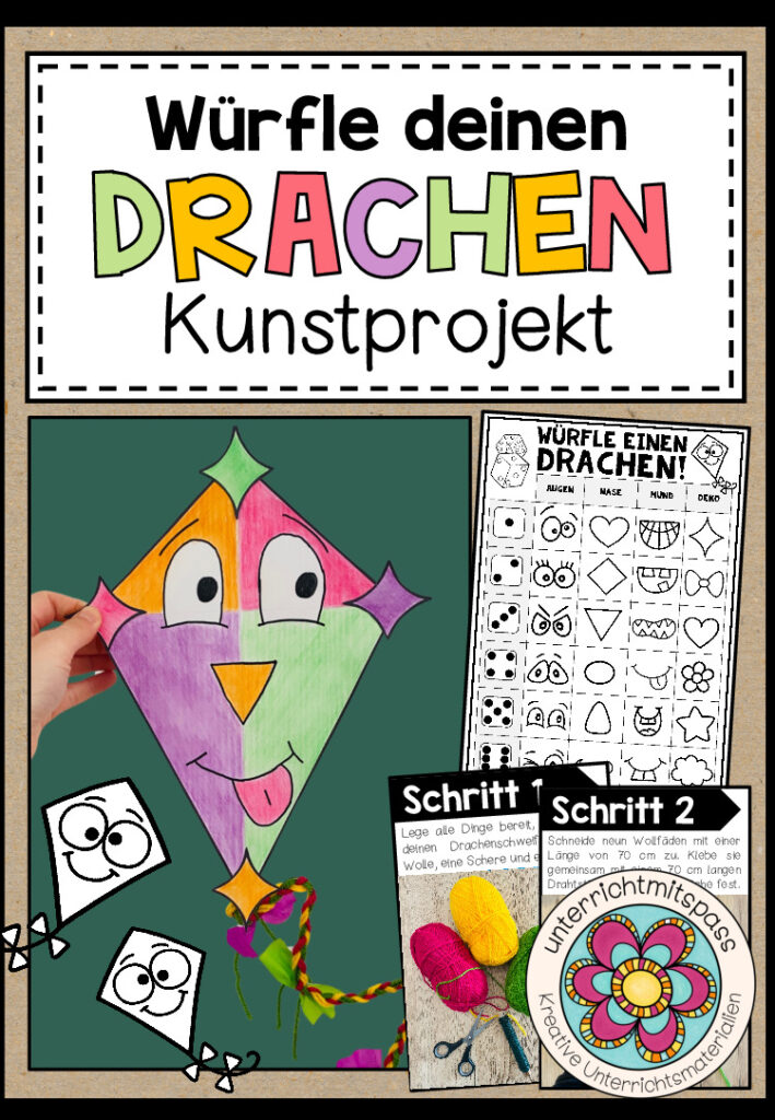 Würfle deinen Drachen – Kunstprojekt
