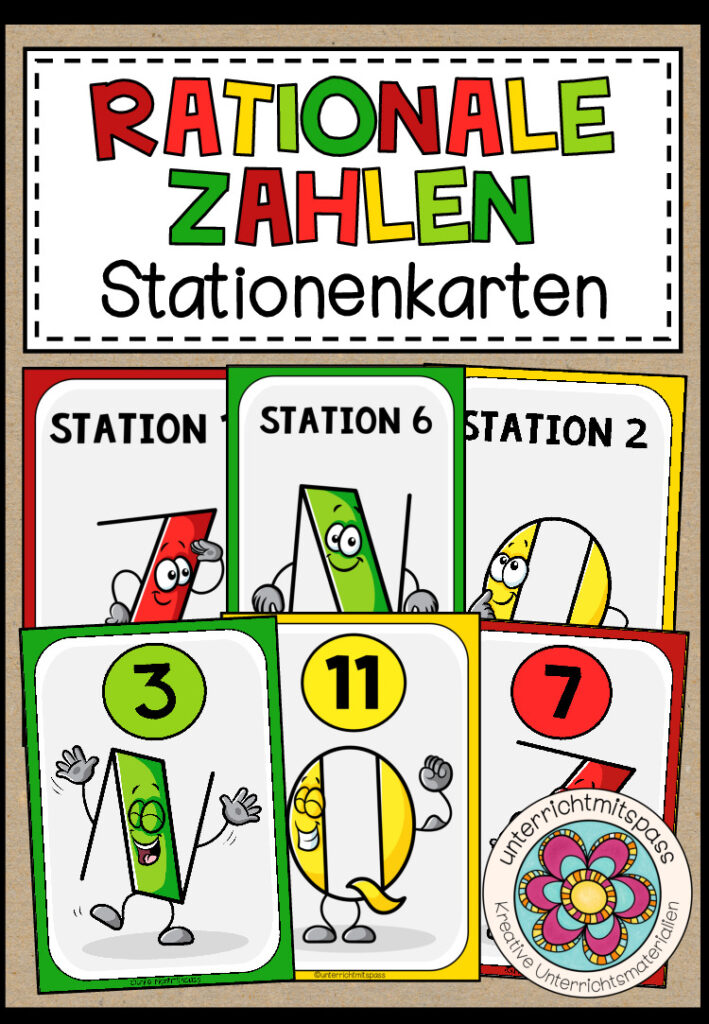 RATIONALE ZAHLEN – Stationenkarten