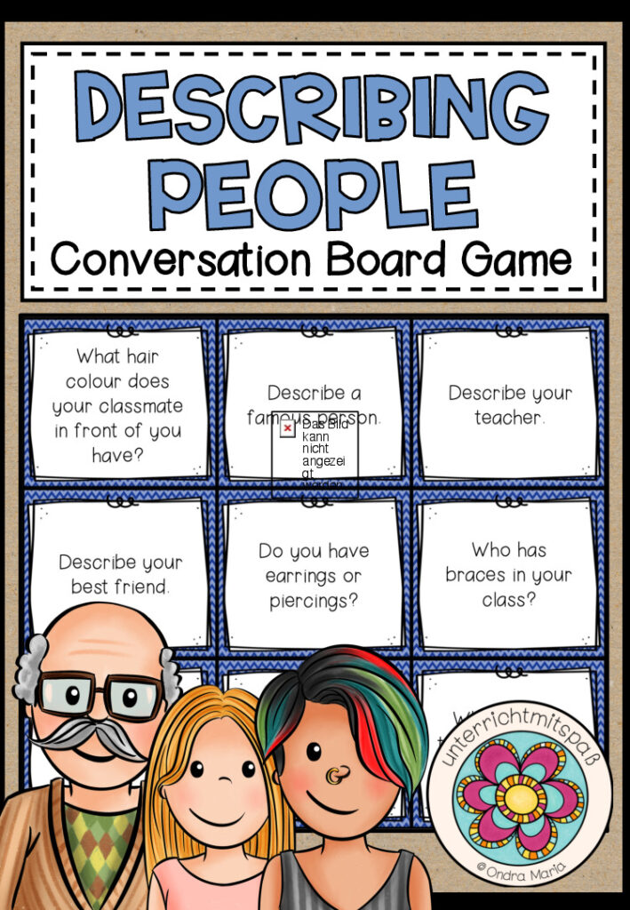 DESCRIBING PEOPLE – Conversation Cards