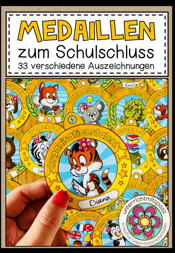 Auszeichnungen zum Schulschluss – 33 Medaillen als Beigabe zum Zeugnis