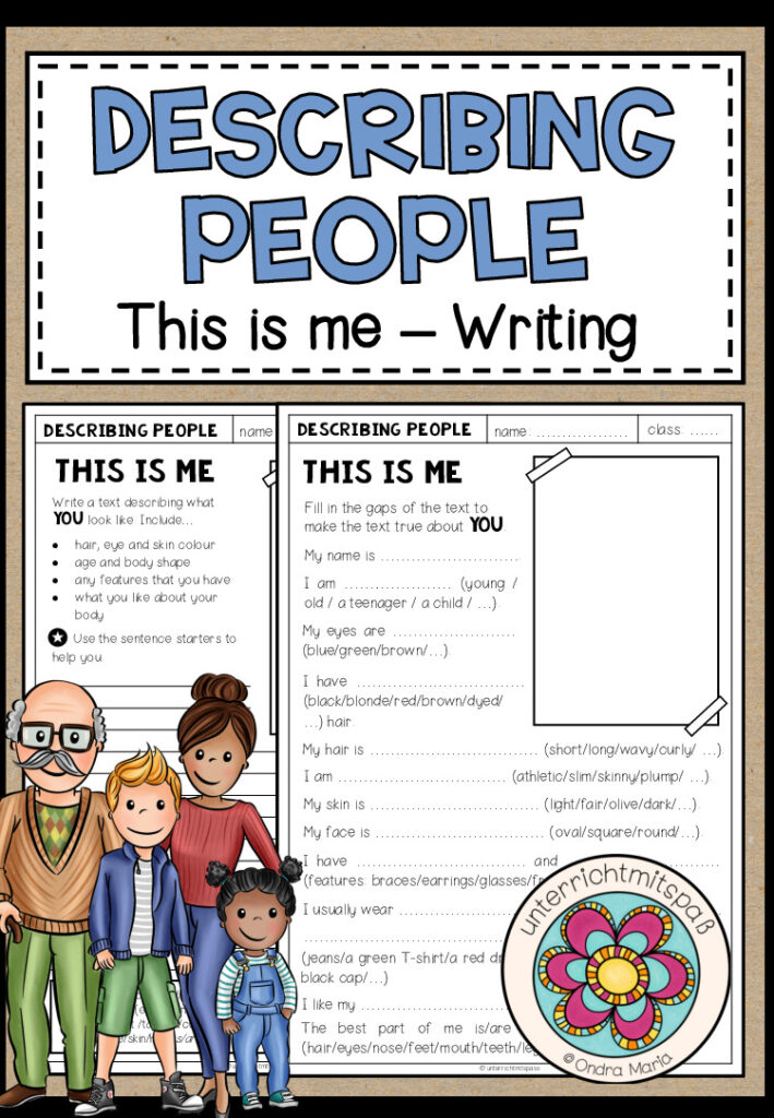 DESCRIBING PEOPLE – This is me (Writing) 2-fach differenziert