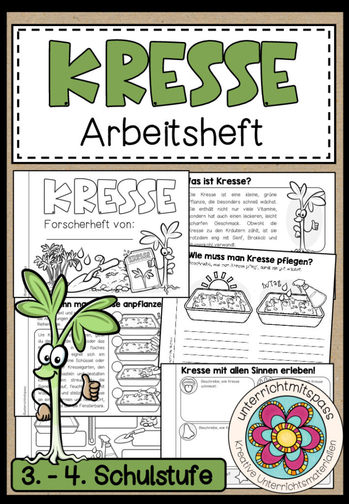 KRESSE SÄEN – Arbeitsheft (3.-4. Klasse)