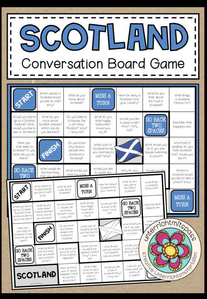 SCOTLAND – Conversation Board Game