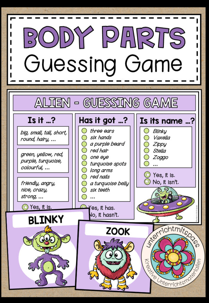 BODY PARTS – Alien Guessing Game