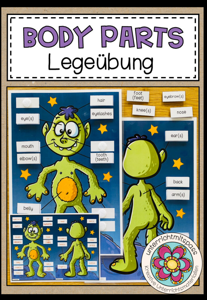 BODY PARTS – Legeübung