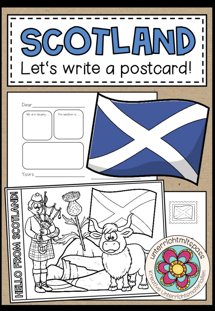 SCOTLAND – Let’s write a postcard!