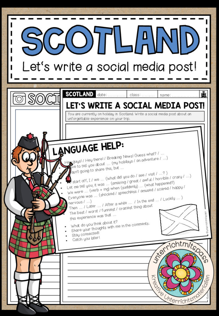 SCOTLAND – Let’s write a social media post!