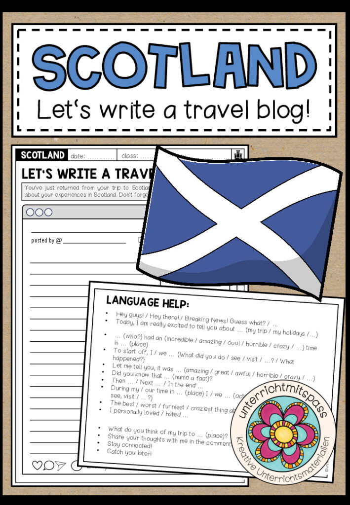 SCOTLAND – Let’s write a travel blog!