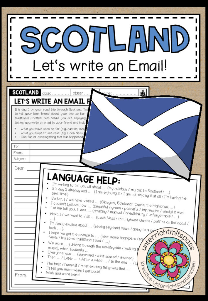 SCOTLAND – Let’s write an Email!