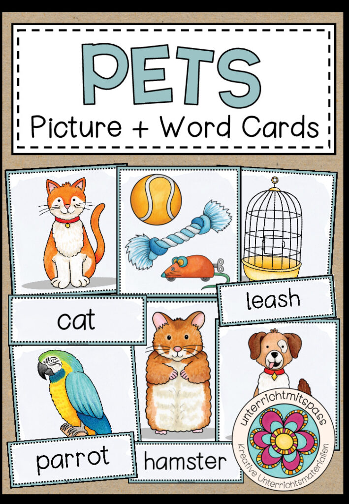 PETS – Picture + Word Cards