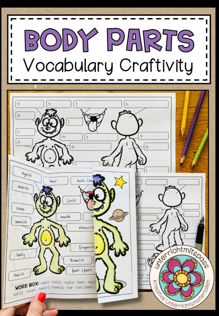 BODY PARTS – Vocabulary Craftivity