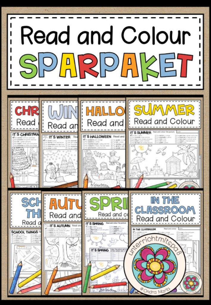 READ AND COLOUR – SPARPAKET (wachsendes Paket)