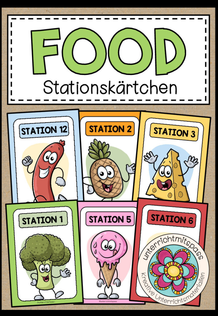 FOOD – Stationskärtchen