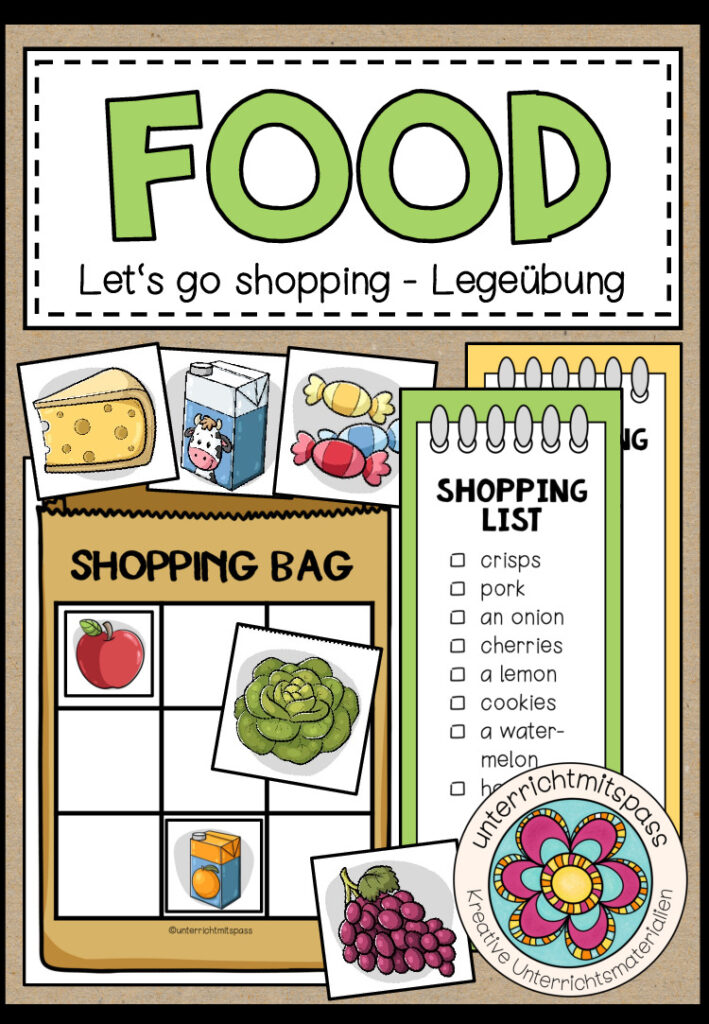 Let’s go shopping! (Food) – Legeübung