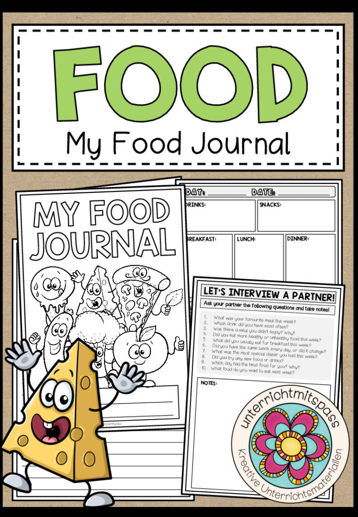 My food journal (Kopiervorlage)