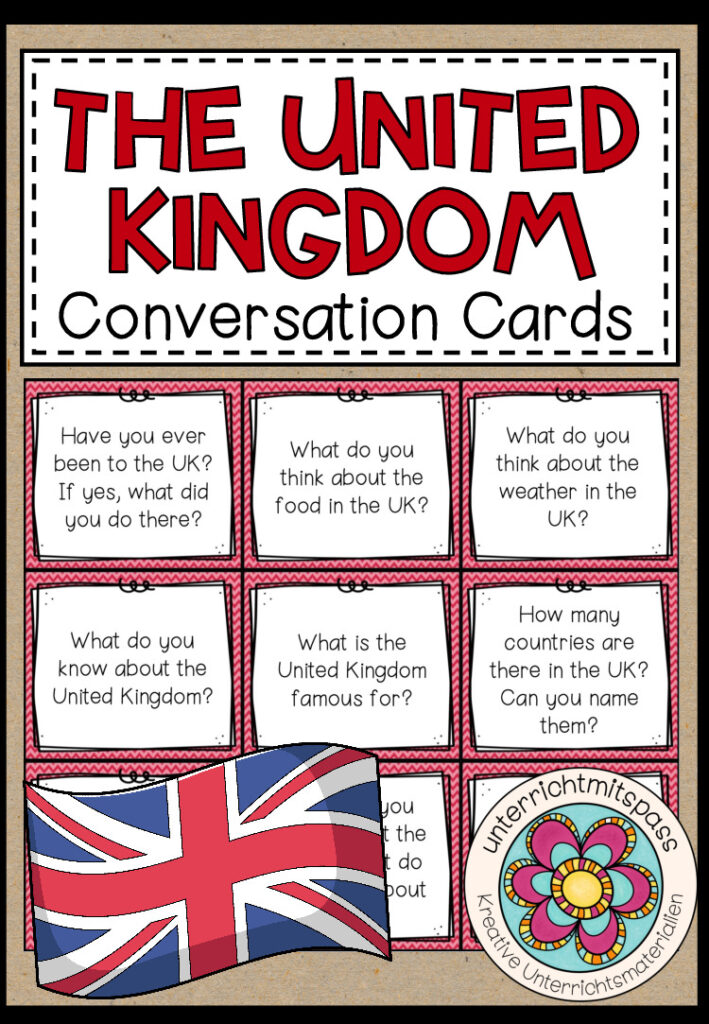 The United Kingdom – Conversation Cards