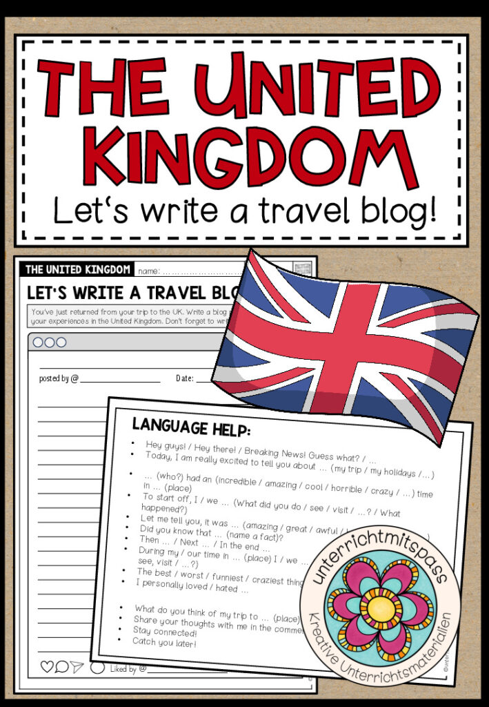 THE UNITED KINGDOM – Let’s write a travel blog!