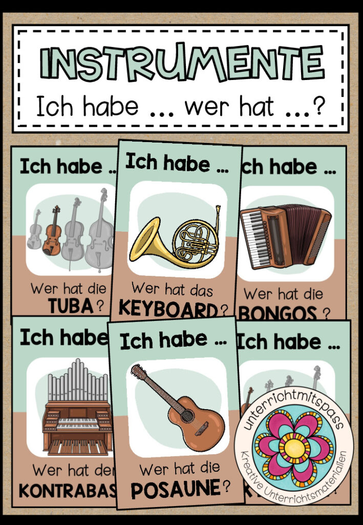 INSTRUMENTE – Ich habe … wer hat …?