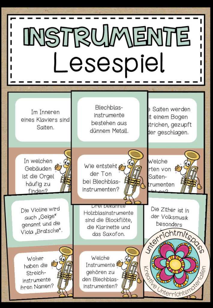 INSTRUMENTE – Lesespiel