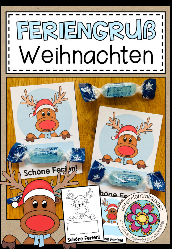 Feriengruß / Feriengeschenk – Weihnachten (Weihnachtsferien)