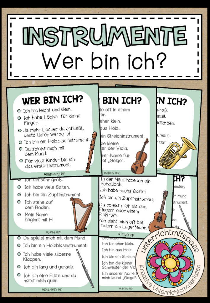 INSTRUMENTE – Wer bin ich? (Spiel)