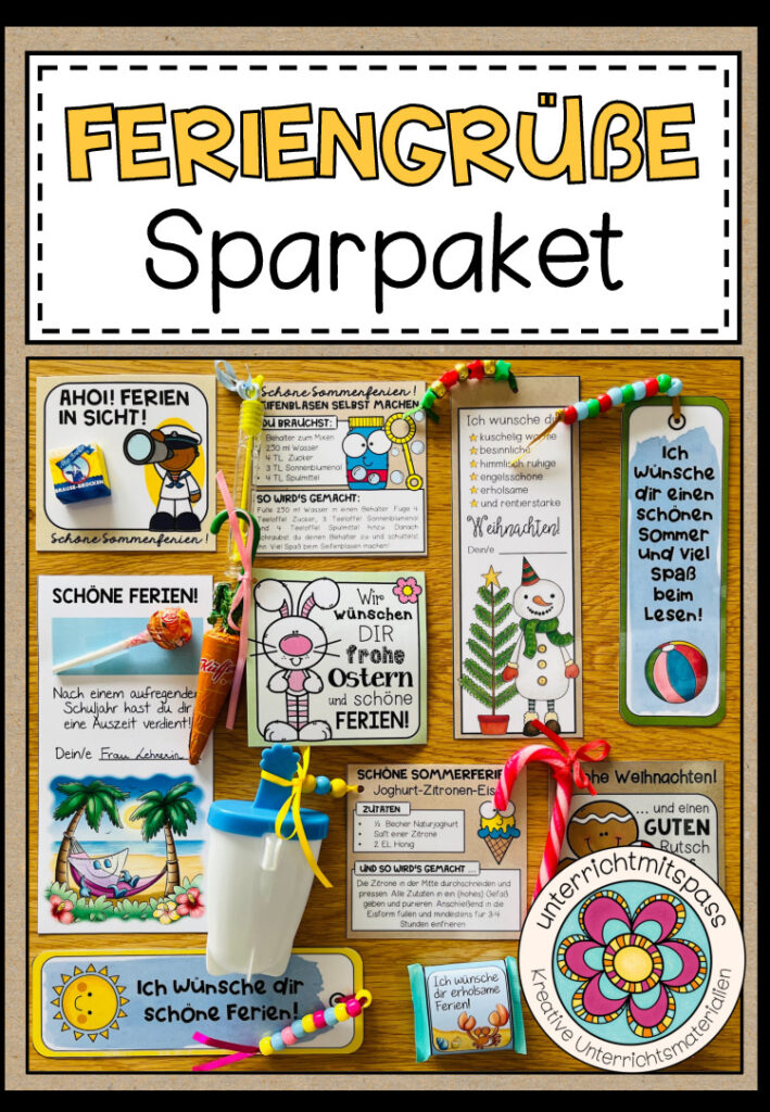 FERIENGRÜßE – Sparpaket (wachsendes Paket)