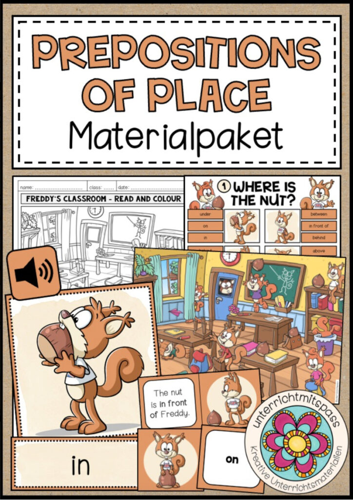 PREPOSITIONS OF PLACE – Materialpaket