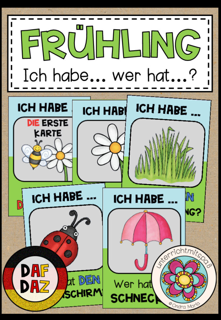 FRÜHLING – Ich habe … wer hat…? (DAF/DAZ)