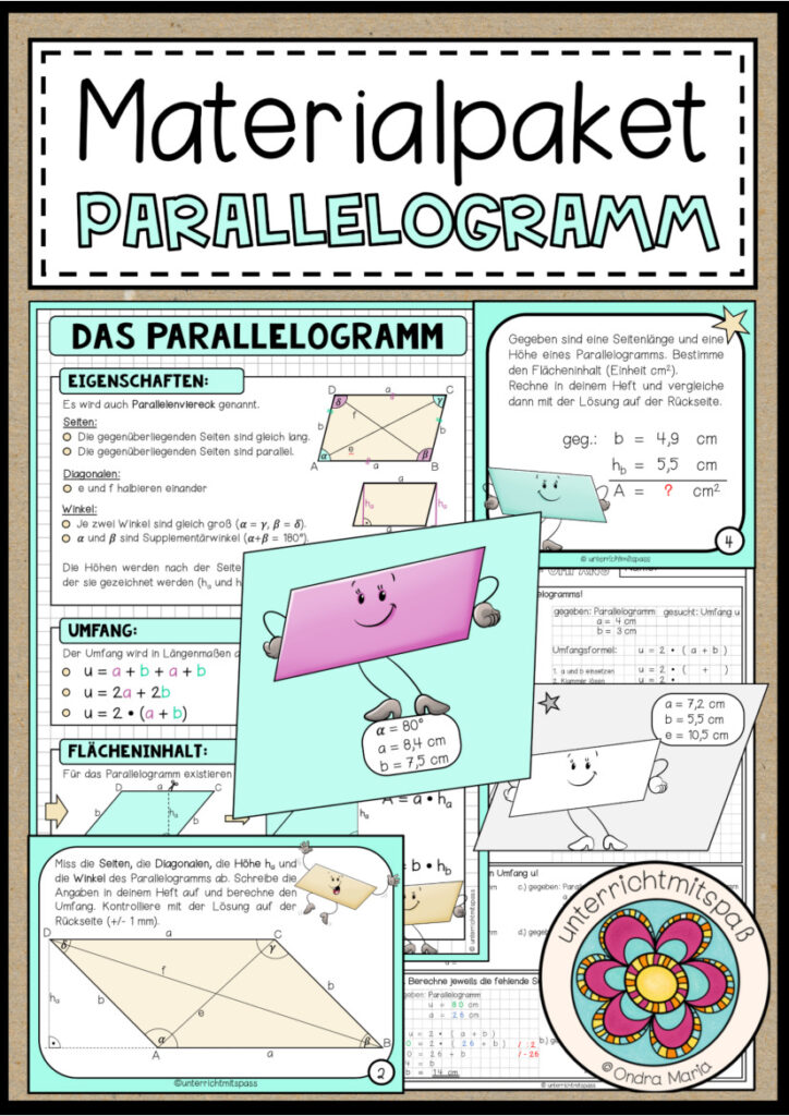 PARALLELOGRAMM – Materialpaket