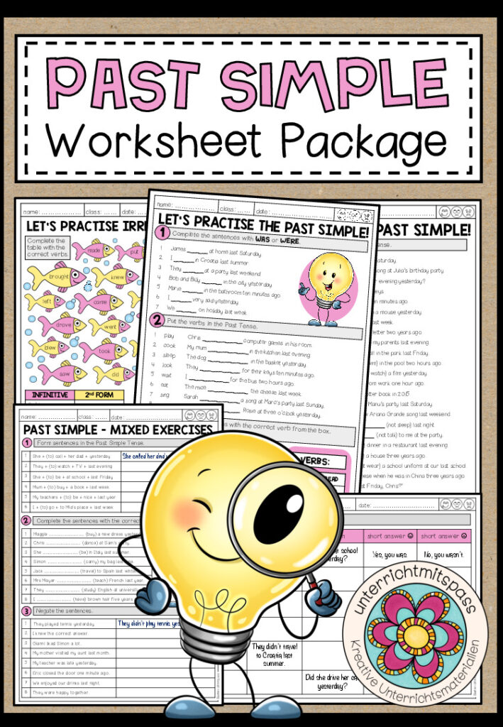 PAST SIMPLE – Worksheet Package