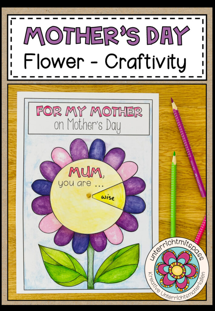 MOTHER’S DAY (Muttertag) – Flower Craftivity