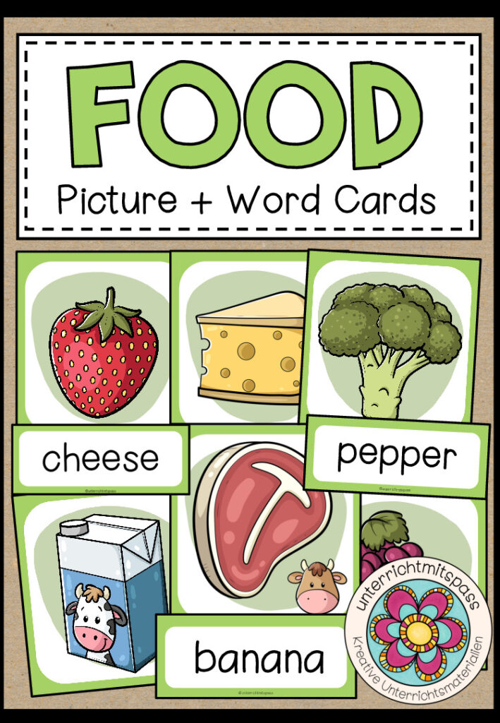 Food – Picture + Word Cards