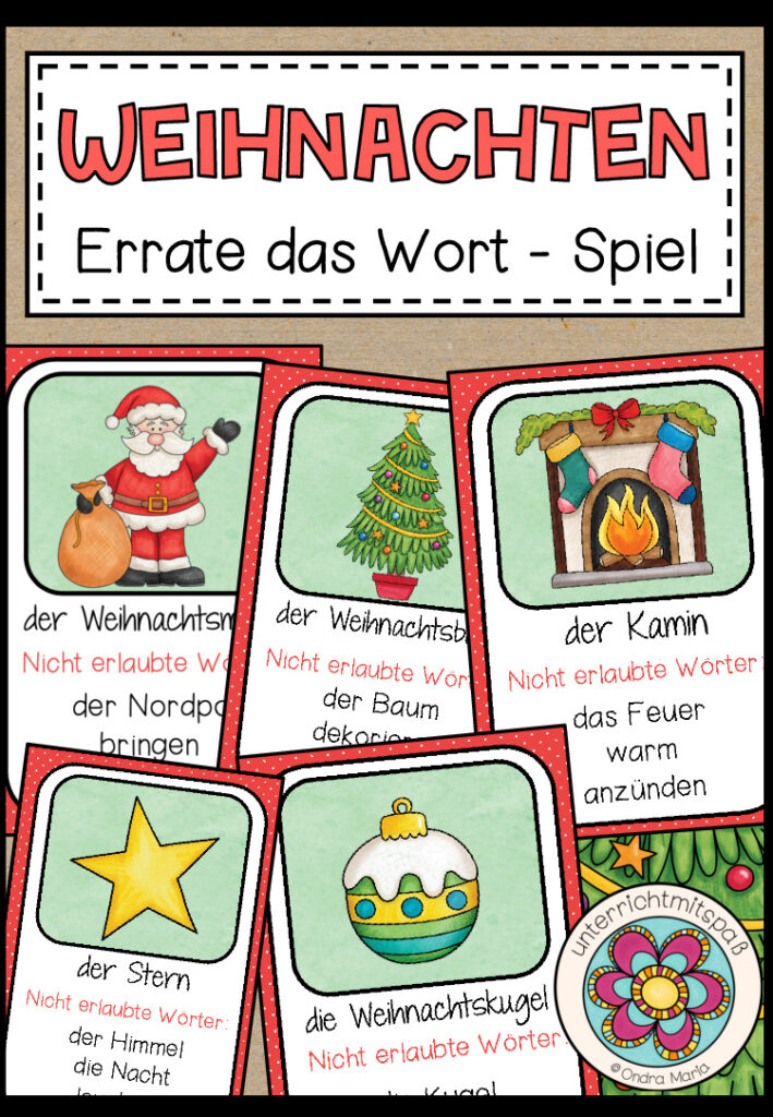 Errate das Wort – Weihnachten (Spiel)
