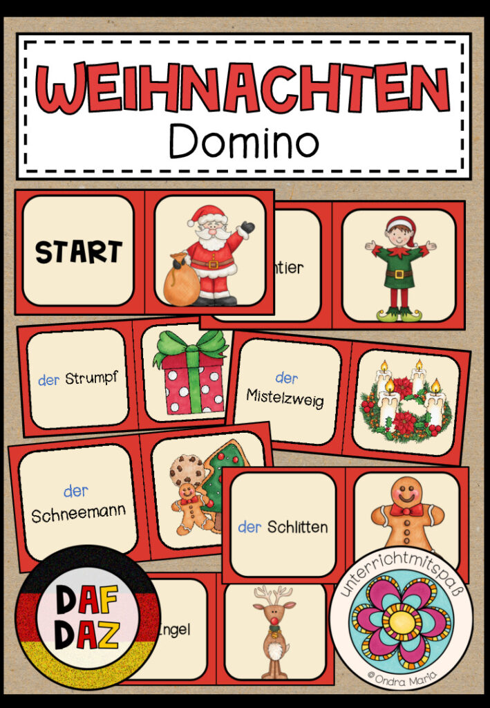 Weihnachten – Domino (DAF/DAZ)