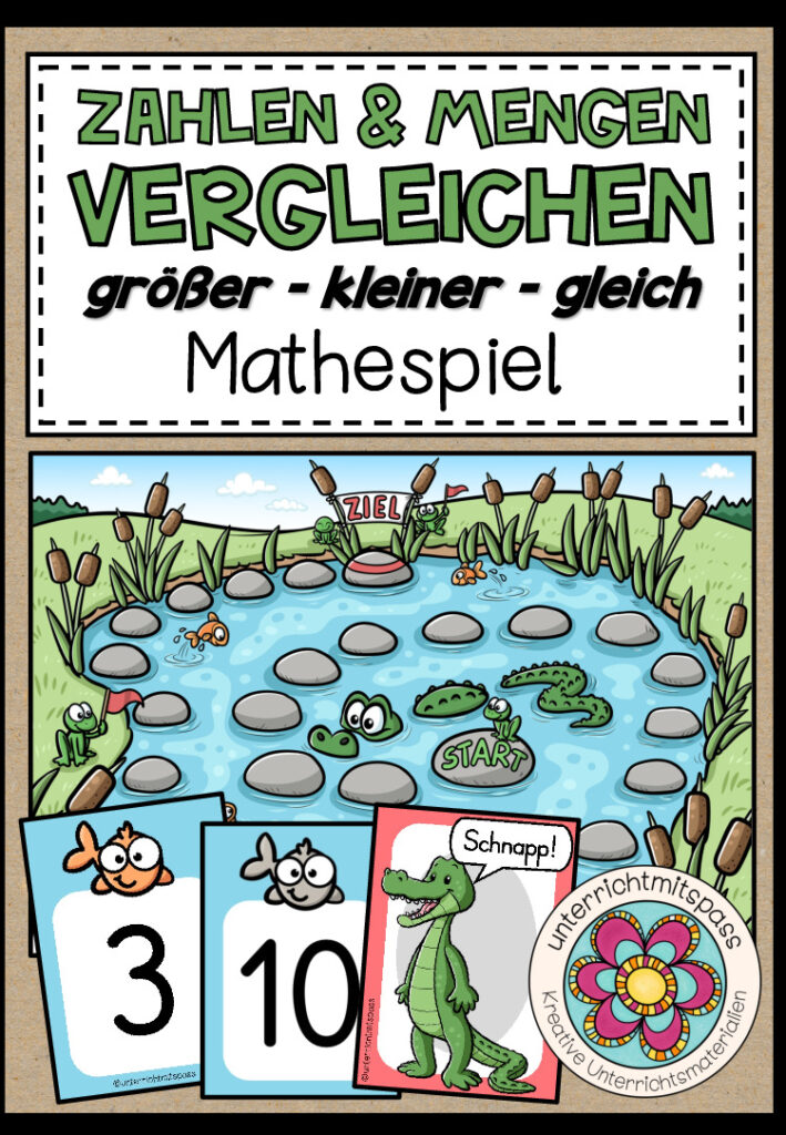 GRÖßER / KLEINER / GLEICH – Brettspiel