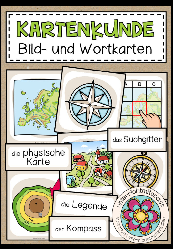 KARTENKUNDE – Bild- und Wortkarten