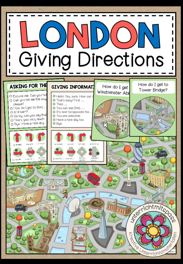 LONDON – Giving Directions (Asking for the way)