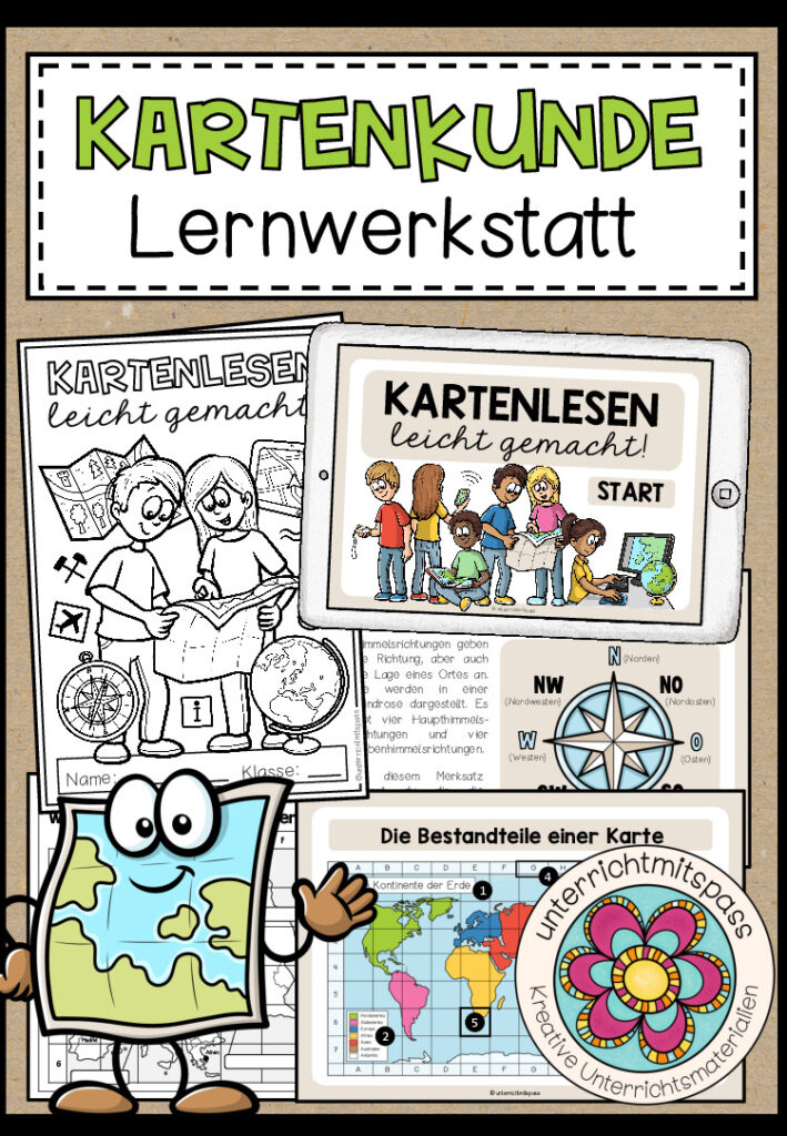 KARTENKUNDE – Lernwerkstatt (4.-6. Schulstufe)