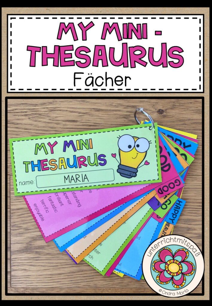 My Mini-Thesaurus (Fächer)
