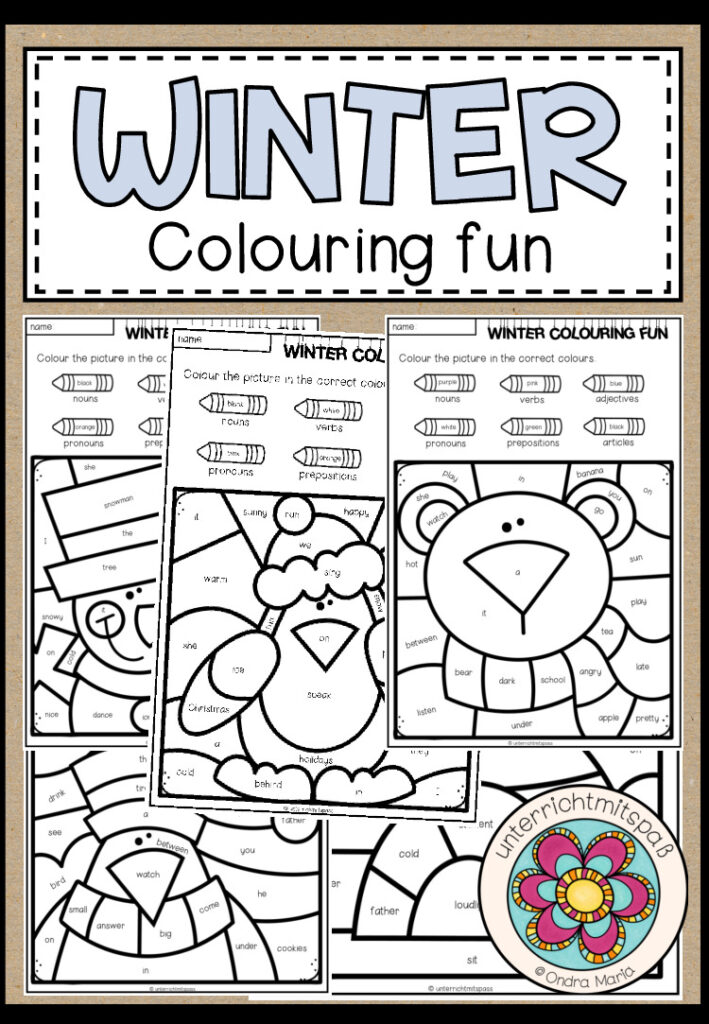 Winter – Colouring Fun