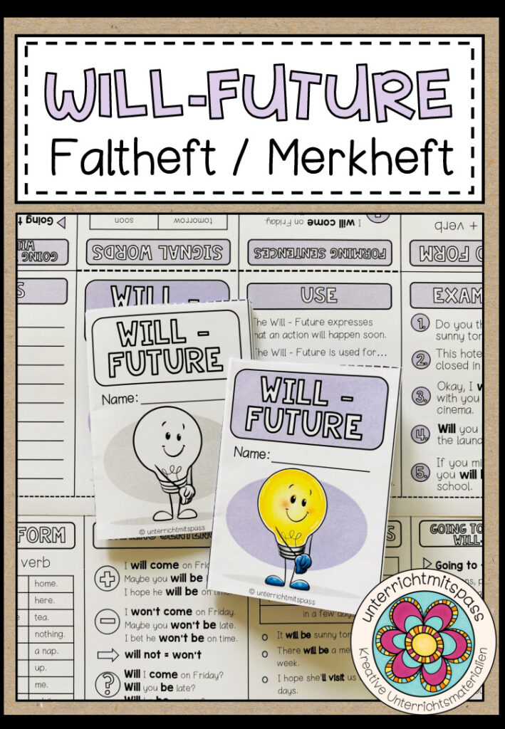 WILL-FUTURE – Faltheft (Merkheft)